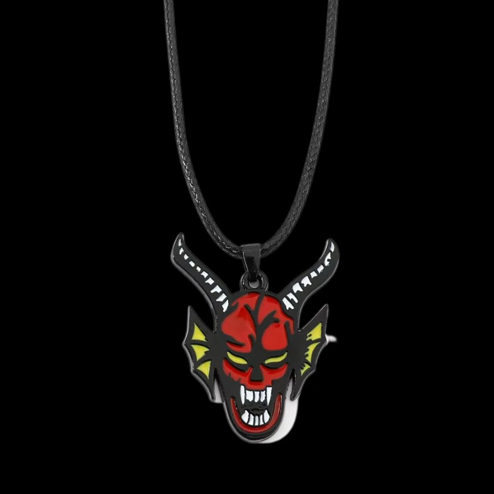 Stranger Things Hellfire Club Demon Necklace